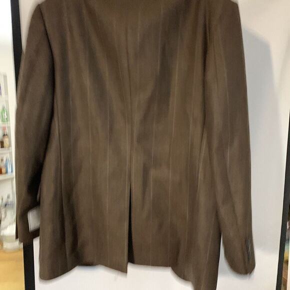 Men's Jos A Bank 3BTN 1Vent Wool Taupe SportCoat Blazer Jacket 39R NWT Exec - Picture 5 of 7